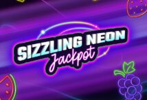 Image of the slot machine game Sizzling Neon Jackpot provided by Spinmatic