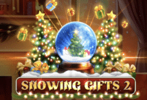 Image of the slot machine game Snowing Gifts 2 provided by Spinomenal