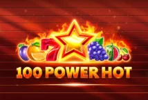Image of the slot machine game 100 Power Hot provided by Amusnet Interactive