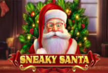 Image of the slot machine game Sneaky Santa provided by Mascot Gaming