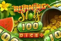 Imagen del juego de tragamonedas Burning Slots 100 Dice proporcionada por Matrix Studios