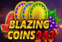 Imagen del juego de tragamonedas Blazing Coins 243 proporcionada por Spinomenal