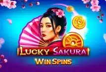 Imagen del juego de tragamonedas Lucky Sakura Win Spins proporcionada por Ruby Play