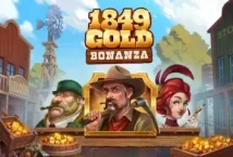 Image of the slot machine game 1849 Gold Bonanza provided by Armadillo Studios