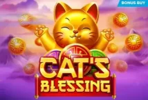 Image of the slot machine game Cat’s Blessing provided by Evoplay