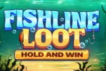 Image of the slot machine game Fishline Loot Hold and Win provided by Blue Guru Games