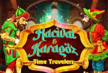 Image of the slot machine game Time Travelers: Hacivat and Karagoz provided by PopOK Gaming