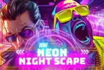 Image of the slot machine game Neon Night Scape provided by Urgent Games