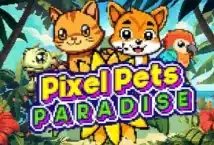 Image of the slot machine game Pixel Pets Paradise provided by Urgent Games