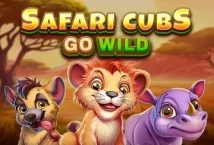 Image of the slot machine game Safari Cubs Go Wild provided by GameArt