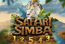 Image of the slot machine game Safari Simba provided by Smartsoft Gaming