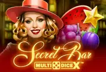 Imagen del juego de tragamonedas Secret Bar Multi Dice X proporcionada por Dragon Gaming