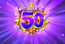 Image of the slot machine game Super 50 Stars provided by Red Rake Gaming