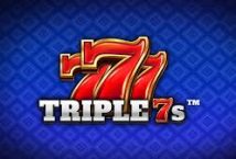 Image of the slot machine game Triple 7s provided by Dragon Gaming