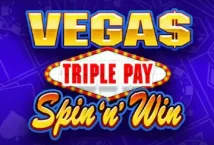 Image of the slot machine game Vegas Triple Pay Spin ‘n’ Win provided by Saucify