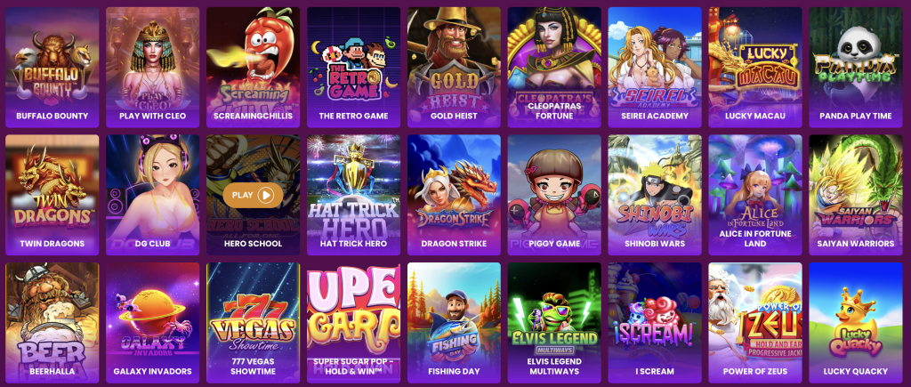 Buffalo Casino Slots Page