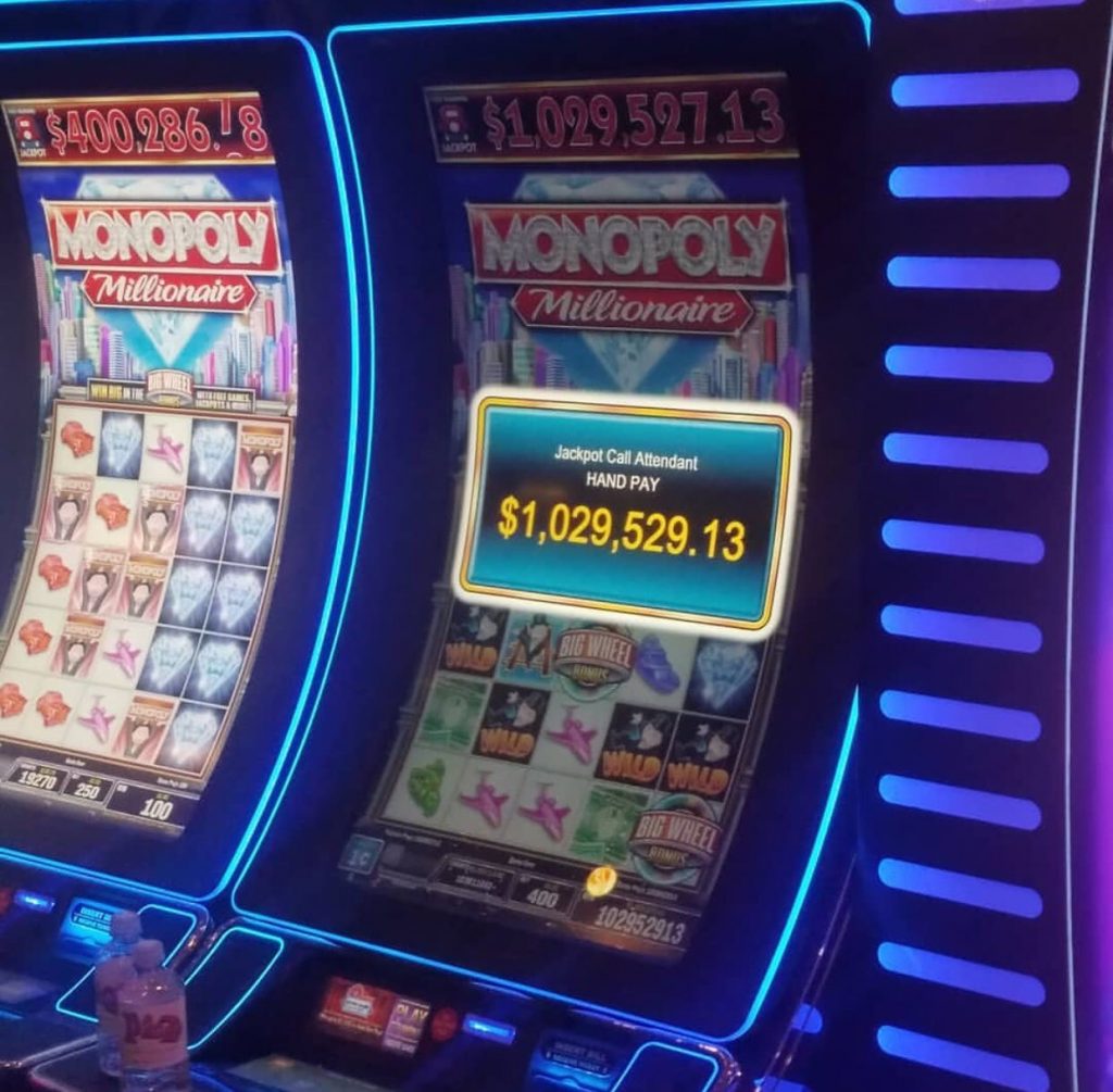 Jackpot win at Plaza Hotel and Casino