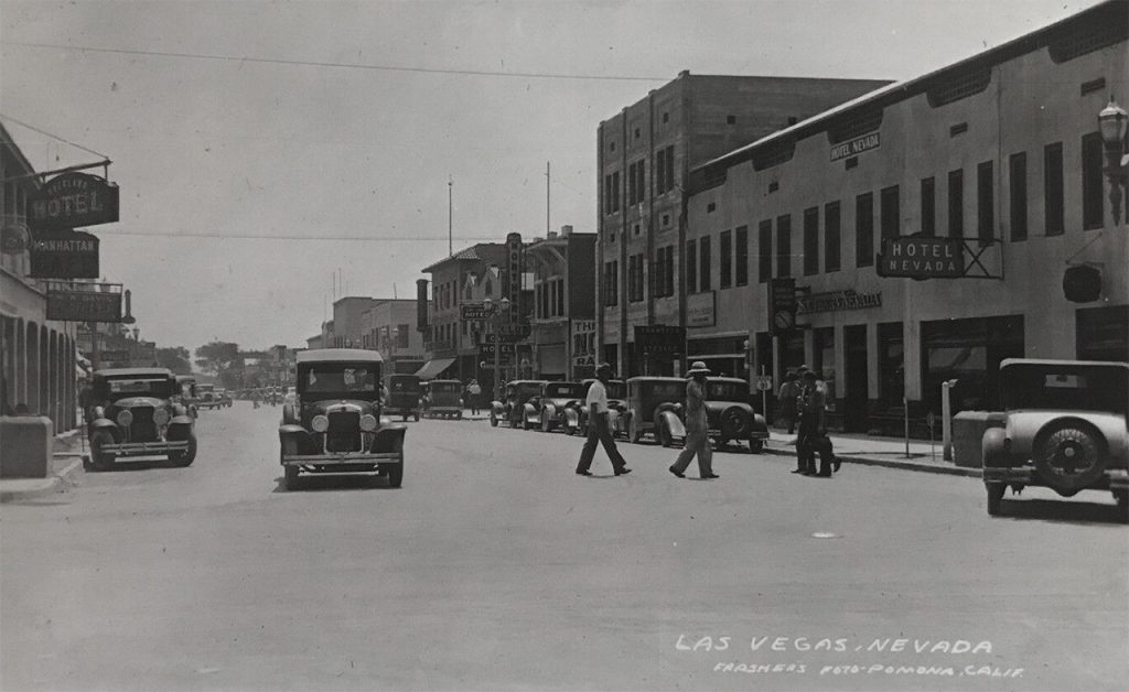 1931 - Fremont Street at Main, Las Vegas