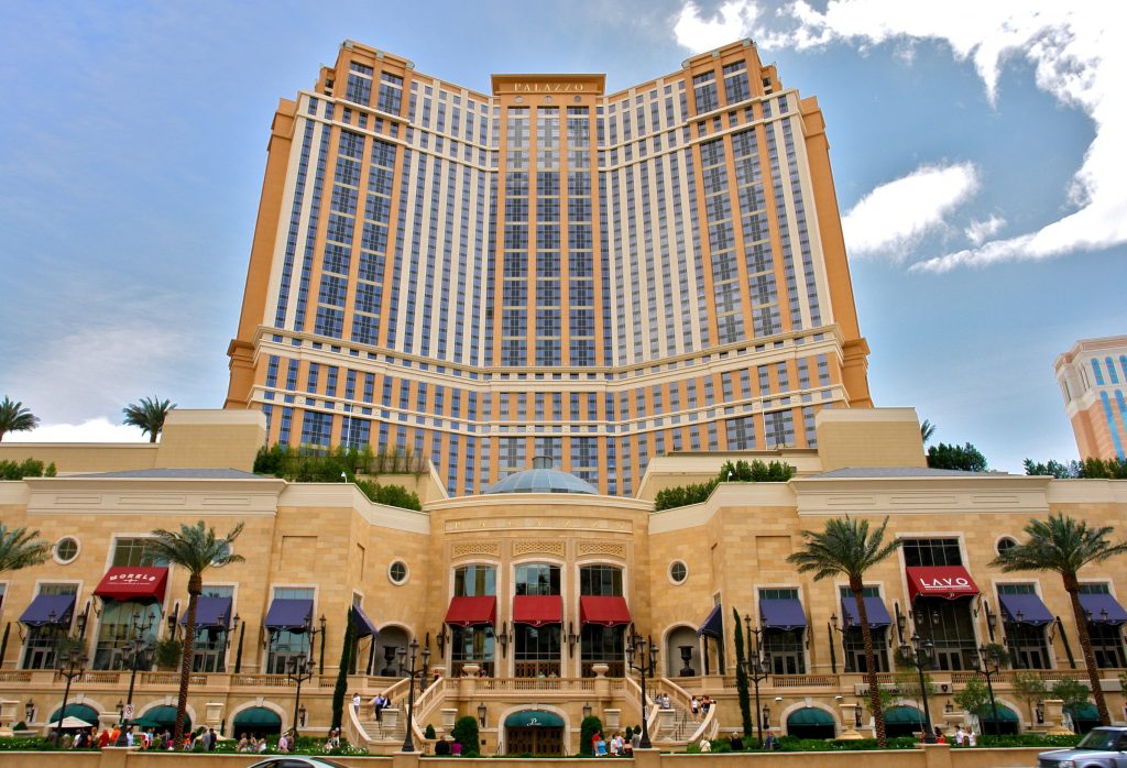 Palazzo Las Vegas Hotel And Casino Front Entrance