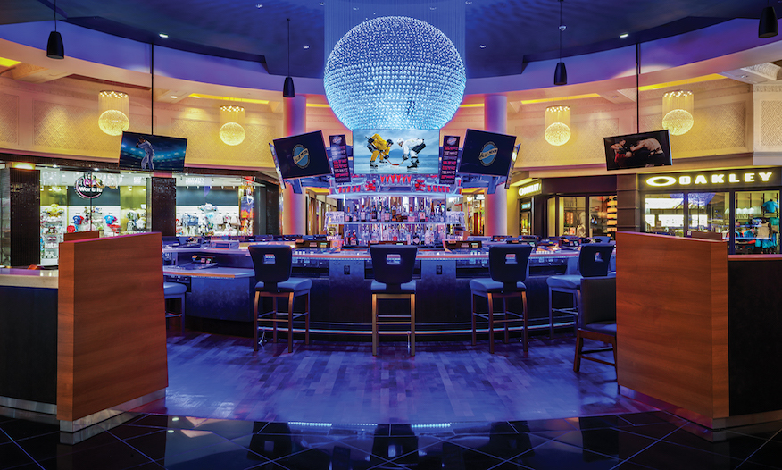 Planet Hollywood Blue Moon Bar