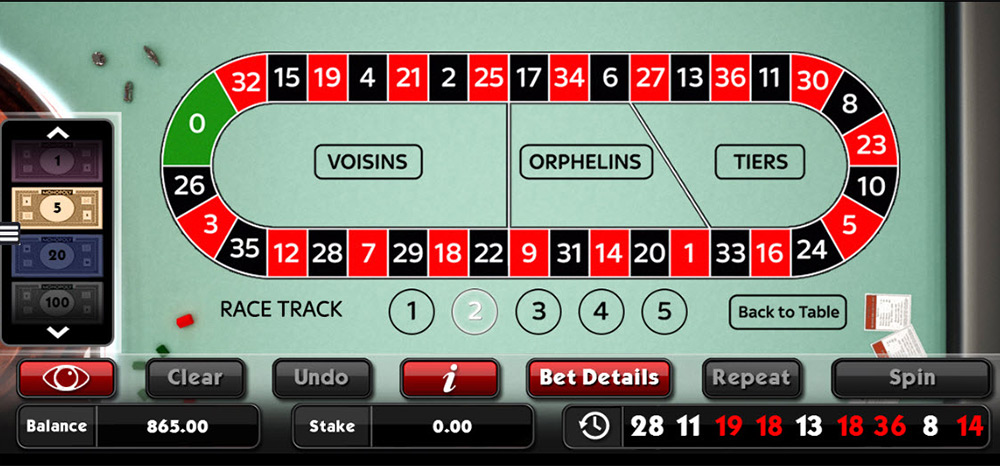SG Interactive | Barcrest, Monopoly Roulette Race Track