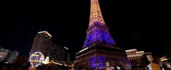 Paris Las Vegas Eiffel Tower Light show