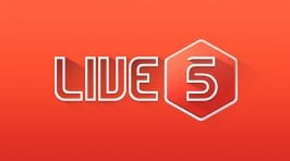LIVE 5 GAMING logo