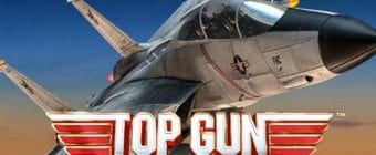 Top gun slot logo