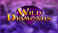 wild diamonds slot logo
