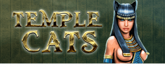 temple cats slot logo