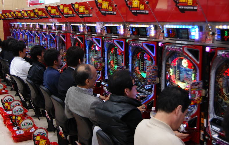 People Playing Pachinko Games